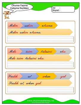 s sesi Grubu Çalışma Sayfaları